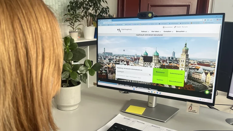Wartung in Augsburg: Webseite der Stadt am 9. September offline